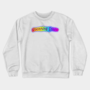 Soothing Souls Neon Retro Rainbow Crewneck Sweatshirt